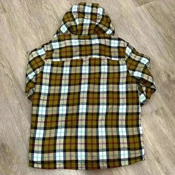 Men’s Hooded Campshire Shirt Jacket, Medium - Picture 8 of 11